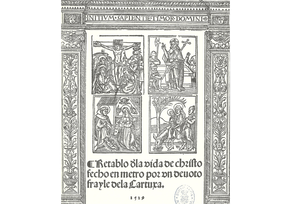 Retablo vida Cristo-Padilla-Eguía-Incunabula & Ancient Books-facsimile book-Vicent García Editores-1 Title